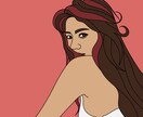 シンプルな似顔絵アート作ります SNSのアイコンや名刺で使っていただいてます！ イメージ1