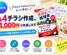 CanvaでA4チラシを4000円で作成します 「初心者にも分かりやすいA4チラシを作成します」 イメージ1