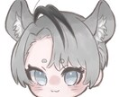 やさしい雰囲気のSNS用デフォルメアイコン描きます やさしい雰囲気のデフォルメSNSアイコンです！ イメージ1