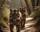 AIで創るペット・動物等のイラスト制作代行します ねこ・犬・ゴリラ・リス・ライオン・トラなど イメージ4