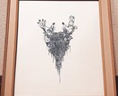 お部屋に似合うユニークな絵を手書きします 動物や植物、人間などの生き物を原画にしますインテリアなどに イメージ1