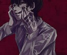 ダークでダウナーな、暗い雰囲気のイラスト提供します 雰囲気で周りと差をつけたい方へ！ イメージ3