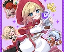 立ち絵、キービジュアルイラスト制作いたします キャラデザインからも可能！ポップで可愛いキャラクターイラスト イメージ8