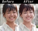人物写真を綺麗にレタッチ！あなたの希望寄り添います ●1枚1000円●納品後の修正も柔軟に丁寧に対応いたします イメージ3