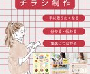 思わず【手にとる】チラシをデザインします 伝えたい人に【伝わる】チラシを制作します！！ イメージ1