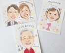 写真から似顔絵描きます /ポストカードサイズ・手描き・郵送対応 イメージ5
