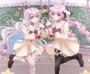 イラスト制作します パーツ分け対応｜グッズやサムネ、歌ってみたのMVなど イメージ8