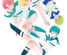 twitterなどのアイコンを作製します 貴方の好きな色、好きなイメージで作成いたします!! イメージ1
