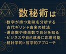 男性限定×数秘術×ロジカル鑑定をします ―数字で知る、本当の自分の強みと武器― イメージ3