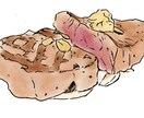 シンプル、味のあるイラストをペンや筆ペンで描きます 食べ物や動物のイラストが得意です。 イメージ4