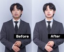 韓国式で自然にきれいに写真補正いたします 韓国フォトスタジオのスタッフが肌・輪郭・色味まで美しく調整 イメージ3