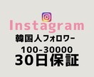 最安値！インスタ韓国人フォロワー100人増やします 【最短即日】実力至上主義のSNSブースト。数字で世界を変える イメージ1