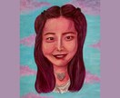 ポップでカラフルな似顔絵描きます 十人十色の色を独特の色使いで表現いたします♬ イメージ5