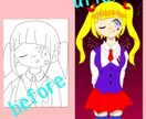 貴方のイラストリメイクします 昔の絵を可愛くしたいそのアナタ！ イメージ1