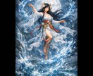 スピリチュアルデジタルアートをお届けします 瀬織津姫・八上姫などをモチーフにした、癒しと祈りのオリジナル イメージ1