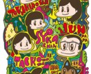 キャラクター似顔絵を描きます 思い出を親しみしみやすく、リアルな人をキャラクターにします。 イメージ6