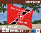 スポーツチーム団旗制作します チームロゴも掲載！士気を高めるグッズを作ろう イメージ1