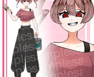 5月は特別価格！表情10種の全身立ち絵を描きます 【表情10種&商用利用 OK】TRPG・ゲーム用全身立ち絵！ イメージ4