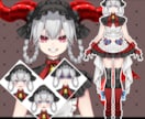 立ち絵・live2d用パーツ分けイラスト作成します ☆☆☆いろいろなシチュエーションお描きします☆☆☆ イメージ1
