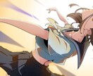 商用可！目を惹くおしゃれなイラストお描きします 表紙、動画、鑑賞用、アイコン、などに！似顔絵も可能です！ イメージ2