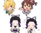 可愛いチビキャラ、ミニキャラ、SDキャラ作ります 商業OK！SNS、アイコン、グッズ、動画配信、推し活 イメージ5