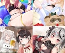 かわいい！セクシー！高品質なイラストをお描きします キービジュアル、サムネイル、グッズ、壁紙などに イメージ2
