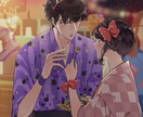 キラキラなアイコン・イラストを描きます カジュアルでキラキラなイラスト・ゲーム用・SD・表紙など イメージ4