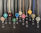 パラコード/スマホストラップ4販売します 一輪の花が可愛いスマホ・ネックストラップです♡ イメージ2