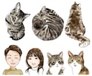 商用◎猫さんや動物と♪印象的なイラスト描きます ★アイコン／似顔絵／ビジネス／TwitterなどSNSに。 イメージ7