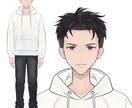 Live2D用パーツ分けイラスト制作します 女性男性どちらも対応可能な立ち絵イラストです イメージ6