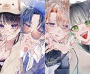 顔回りの描き込みが多い透明感のあるイラスト描きます SNSでの実績200件以上！お見積だけでも⭕ イメージ1