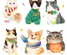ペットの写真から可愛い手描き風イラストを作成します 大切なペットを、世界にひとつのイラストにします♪ イメージ3