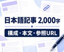 資料をもとに日本語記事を作成します 構成・本文・参照URLを読みやすく整理 イメージ1