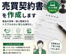 個人売買の売買契約書を作ります トレカ・フリマ・SNS取引向け／使い回せるWord納品！ イメージ1