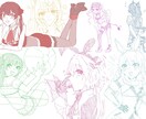 版権、一次創作イラスト描きます イラスト系専門学生が多種多様な絵柄で描きます！ イメージ5