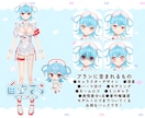 VTuberの必需品！豪華3点セットでお届けします VTuberデビューを完全サポート！モデル＆ロゴセットです！ イメージ2