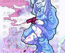 ポップなテイストでご希望のイラストをお描きします あなたのお好みに沿ったイラストをご提供！✨ イメージ4
