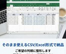 先着3名！Webデータ抽出・CSVリスト化します ASIN・URLリストを渡すだけ！画像・価格・説明を一括抽出 イメージ3