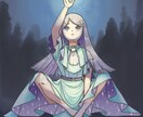 暖かくて可愛い女の子のイラストを作成します 暖かくて可愛い女の子のイラストを作成し イメージ1