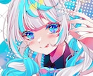 SNS用アイコン・一枚絵を描きます VTuberや歌い手などの活動者様におすすめです！ イメージ7