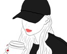 シンプルおしゃれ！イラスト作成承ります シンプルなイラスト、似顔絵作成 イメージ3