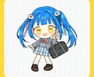 似顔絵可◎かわいく親しみやすいミニキャラを描きます キービジュアル・グッズ・アクキー・動画用・アイコンにおすすめ イメージ4
