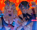 歌ってみたのサムネイルを描きます 本家寄せOK！可愛い絵柄のイラストが得意です♡ イメージ6