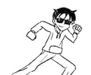 漫画風線画で写真を味のあるイラストにします 日常の一瞬を、漫画タッチでドラマチックに仕上げます。 イメージ4