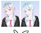 透明感ある垢抜け可愛い女の子のイラスト提供をします 応募用紙や背景選択があるから応募が楽！表情差分が低価格で？！ イメージ6