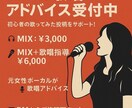 MIX＋歌唱ディレクションで音源を丁寧に仕上げます 音質調整＋歌い方アドバイスで「聴かせる1曲」に仕上げます！ イメージ1