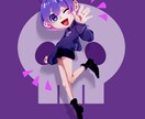 ミニキャラクター描きます 一枚絵/立ち絵/ヘッダーイラスト等制作します！ イメージ3