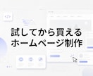 現役Webディレクターがホームページを制作します 失敗してほしくないから、試してから買えます。 イメージ1