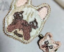 可愛いペットさんの刺繍アクセサリー作ります ナチュラル可愛い刺繍アクセで大切なご家族といつも一緒です イメージ4