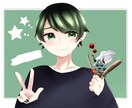 SNSアイコン、イラスト描きます 配信やSNS、等で使用できるアイコンかきます！ イメージ3